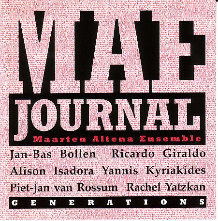 MAARTEN ALTENA - GENERATIONS - XOR - 13 - CD