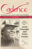 MARCH 1989 - LEROY VINNEGAR - PETER COMPO - CADENCE - back issue - MAGAZINE