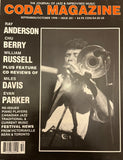 Coda Magazine - Features : Ray Anderson - Chu Berry - William Russell - Sep/October 1998 - issue #281