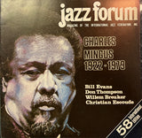 FEBRUARY 1979 - JAZZ FORUM MAGAZINE - # 58 - CHARLES MINGUS - BILL EVANS - WILLEM BREUKER - CHRISTIAN ESCOUDE -  [58 pages] - Back Issue