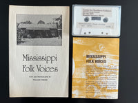 MISSISSIPPI FOLK VOICE - By William Ferris - CenterForSouthernFolkLore # 1 - BOOK / CASSETTE