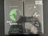 JOHN MCNEIL - JAZZ SESSIONS VOL.1 IMPROV. ON CHORDS + SCALES - IPG - 1 - VHS