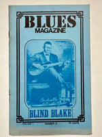 BLUES MAGAZINE - BLIND BLAKE - VOLUME 1 #2 - APRIL 1975