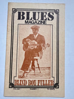 BLUES MAGAZINE - BLIND BOY FULLER - Premier issue - February 1975