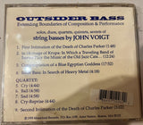 JOHN VOIGT - OUTSIDER BASS - extending boundaries of composition & performance - MOONFOOD 10 CD (Cover C)