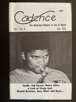 CADENCE back issue - TED CURSON - HENRY COKER - JULY 1976 - MAGAZINE