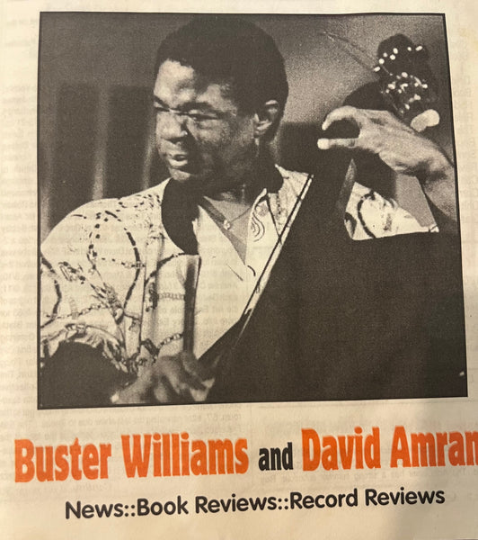 Back issue - CADENCE -BUSTER WILLIAMS - DAVID AMRAM - JUNE 1998 MAGAZINE
