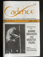 CADENCE back issue - JOANNE BRACKEEN - WEBSTER YOUNG - MAGAZINE