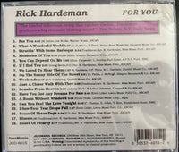 RICK HARDEMAN - FOR YOU - JAZZMANIA - 6015 - CD