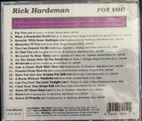 RICK HARDEMAN - FOR YOU - JAZZMANIA - 6015 - CD