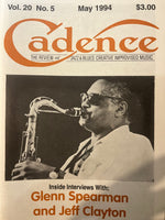 CADENCE back issue - MAY 1994 - GLENN SPEARMAN - JEFF CLAYTON - MAGAZINE