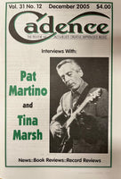 CADENCE back issue - DECEMBER 2005 - PAT MARTINO - TINA MARSH - MAGAZINE
