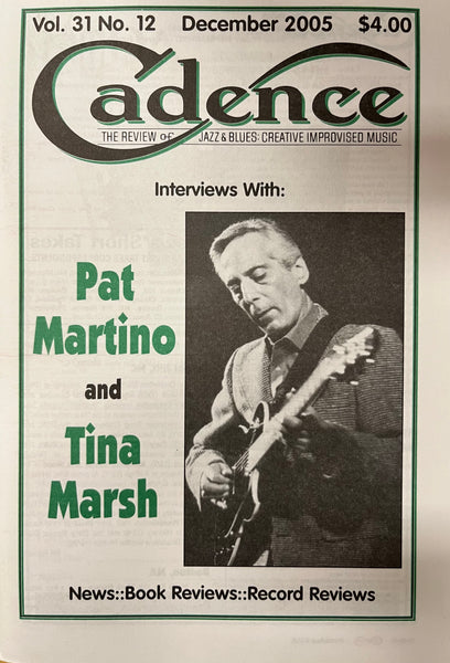 CADENCE back issue - DECEMBER 2005 - PAT MARTINO - TINA MARSH - MAGAZINE