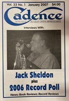 CADENCE back issue - JANUARY 2007 - JACK SHELDON - MAGAZINE