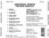 TIM RIES - UNIVERSAL SPIRITS - CRISSCROSS - 1144 - CD