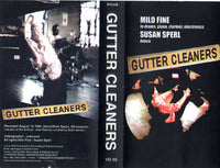 MILO FINE (drums/piano/clarinet/electronics) - SUSAN SPERL (dance /performer) GUTTER CLEANERS - INCUS - 5 - VHS video