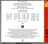 TOM JOHNSON - RATIONAL MELODIES - EBERHARD BLUM - HATART - 6133 CD