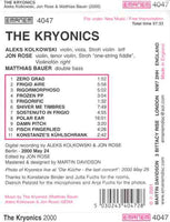 THE KRYONICS - ALEKS KOLKOWSKI -  JON ROSE  -  MATTHIAS BAUER - EMANEM - 4047 - CD