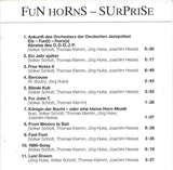 FUN HORNS - SURPRISE - JAZZPOINT - 1029 - CD