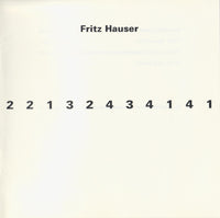 FRITZ HAUSER - 22132434141: SOLO DRUMMING - SOUNDASPECTS - 53 - CD