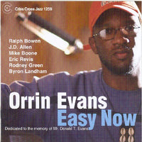ORRIN EVANS - EASY NOW - CRISSCROSS - 1259 - CD
