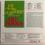 ART HODES - JOY TO THE WORLD - Piano Solos - PARKWOOD - 108 LP