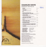 CHARLES DAVIS - NOMADIC INSTINCTS - BELLAPHON - 45048 - CD