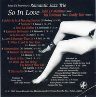 JOHN DIMARTINO - SO IN LOVE - VENUS - 35345 CD