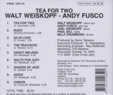 WALT WEISKOPF - ANDY FUSCO - TEA FOR TWO - CRISSCROSS - 1265 - CD
