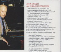 JOHN BUNCH - AN ENGLISH SONGBOOK - [SOLO PIANO] - CHIAROSCURO 377 CD