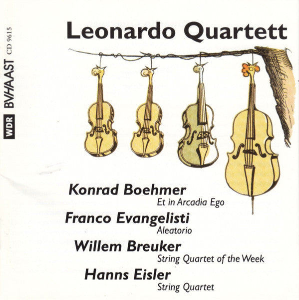 LEONARDO Quartett - PLAY BOEHMER / BREUKER / ETC - BVHAAST - 9615 - CD