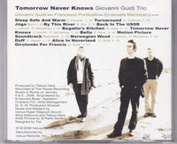 GIOVANNI GUIDI - TOMORROW NEVER KNOWS - VENUS - 35377 CD