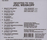 JOEL WEISKOPF - JOHN PATITUCCI - ERIC HARLAND - DEVOTED TO YOU - CRISSCROSS - 1293 - CD
