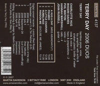 TERRY DAY - 2006 DUOS - EMANEM - 4137 - CD