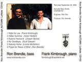 RON BRENDLE [bass] AND FRANK KIMBROUGH [piano] - AUTUMN - LONOTE 102 CD