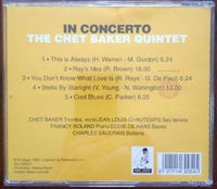 CHET BAKER - IN CONCERTO - NELJAZZ - 954 - CD