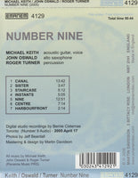 JOHN OSWALD - MICHAEL KEITH - ROGER TURNER - NUMBER NINE - EMANEM - 4129 - CD