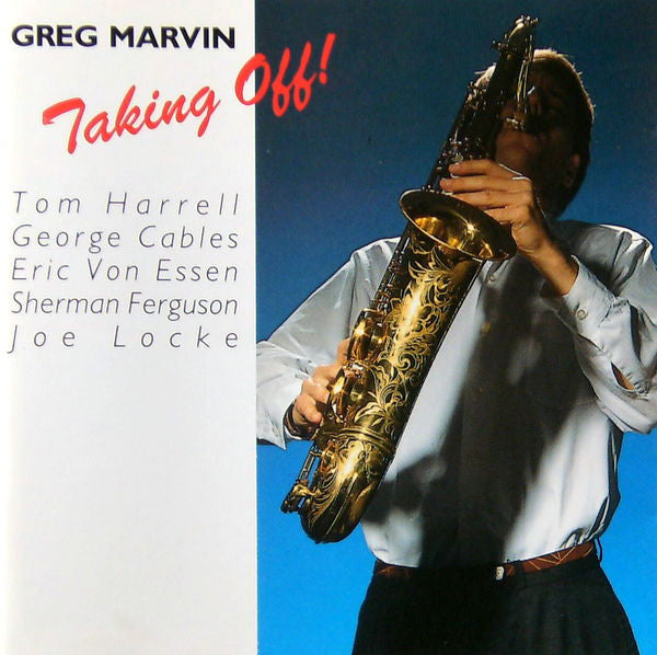 GREG MARVIN - TAKING OFF! - Tom Harrell - George Cables - Joe Locke - TIMELESS - 348 - CD