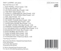 ANDY LAVERNE - MOOD FOR A CLASSIC - STEEPLECHASE - 31342 - CD