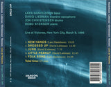 Lars Danielsson - DAVE LIEBMAN - Jon Christensen - Bobo Stenson - LIVE AT VISIONES - DRAGON - 309 - CD