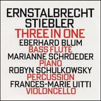 ERNSTALBRECHT STIEBLER - THREE IN ONE - Eberhard Blum - Marianne Schroeder - Robyn Schulkowsky - F. M. Uitti - HATART - 6169 CD
