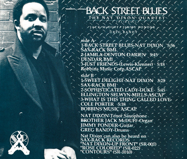 Nat Dixon 4tet : Jack McDuff - Jimmy Ponder - Greg Bandy - Back Street ...