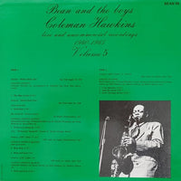 COLEMAN HAWKINS - BEAN AND THE BOYS VOL.5 (AUG 18 1944 - APRIL 1946) - BEAN - 5 - LP