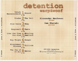 ALEXANDER MACSWEEN - SAM SHALABI - DETENTION: WARF + WOOF - ARRIVAL - 2 - CD
