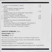 DOROTHY DONEGAN trio - SOPHISTICATED LADY - ORNAMENT 8011 CD