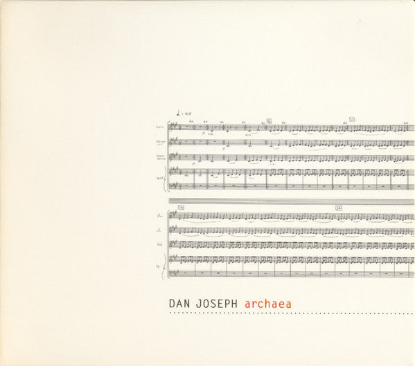 DAN JOSEPH - ARCHAEA - MUTABLE MUSIC - 17525 - CD