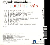 GAGUIK MOURADIAN - KAMANTCHA SOLO - EMOUVANCE - 1006 - CD