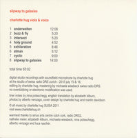 CHARLOTTE HUG - SLIPWAY TO GALAXIES - EMANEM - 5018 - CD