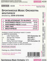 SPONTANEOUS MUSIC ORCHESTRA - MOUTHPIECE - SME - JOHN STEVEN- EMANEM 4039 - CD