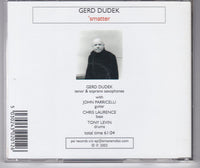 GERD DUDEK - 'SMATTER - PSI - 201 - CD